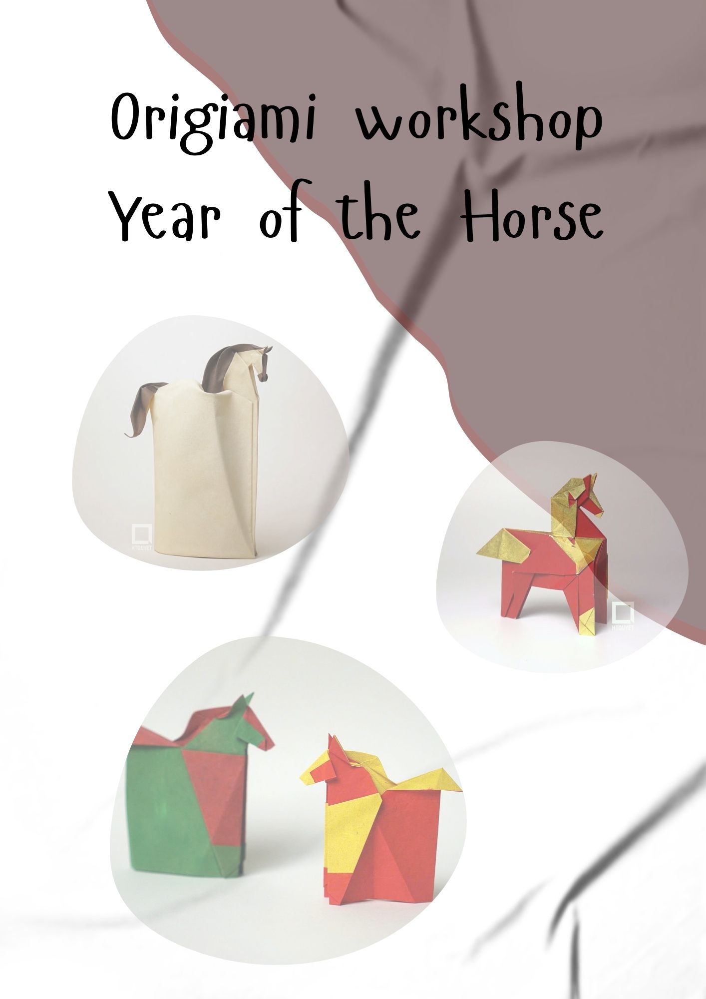 Craft workshop – origami Year of the Horse (năm Bính Ngọ 2026) – FULL ...